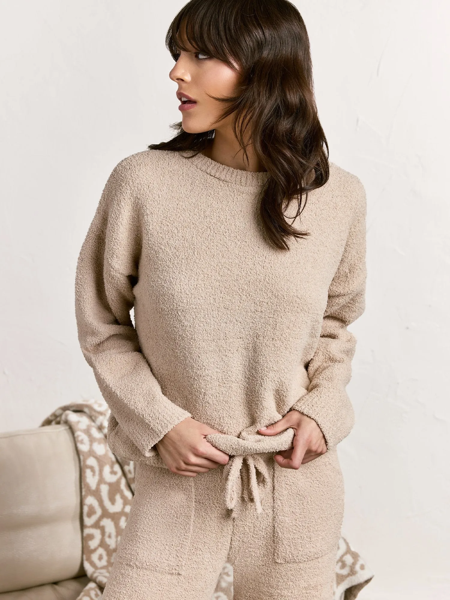 Comfy Luxe Solid Terry Pullover - Brands We Love