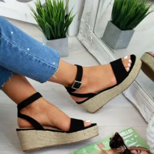 Flat Sandal with Wedges