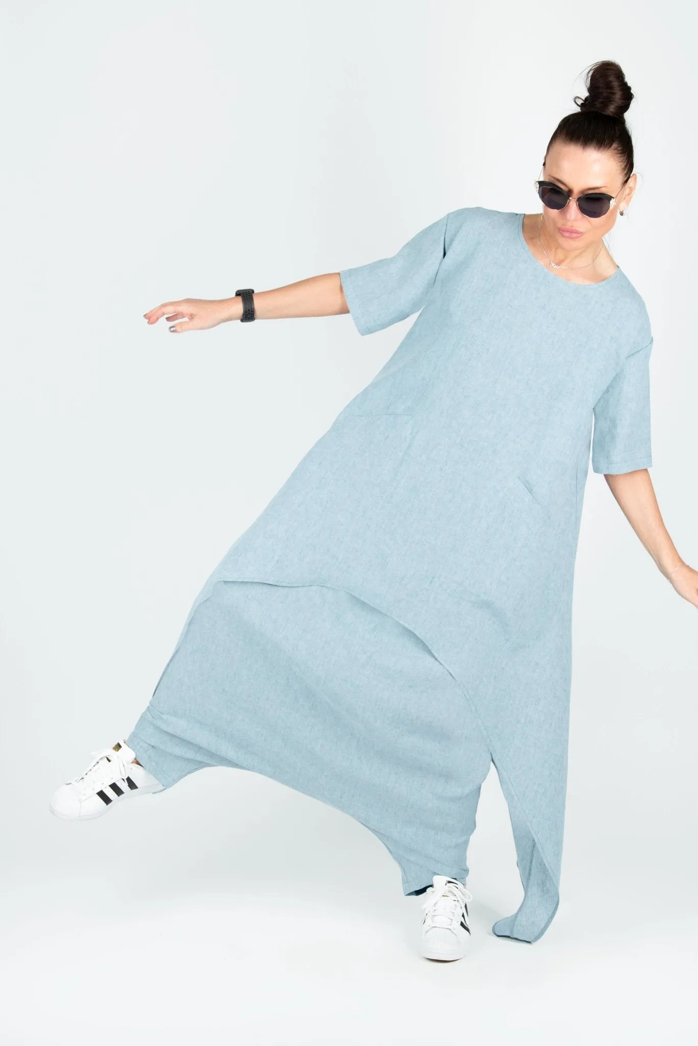 LAUREN Linen Harem Pants ON SALE