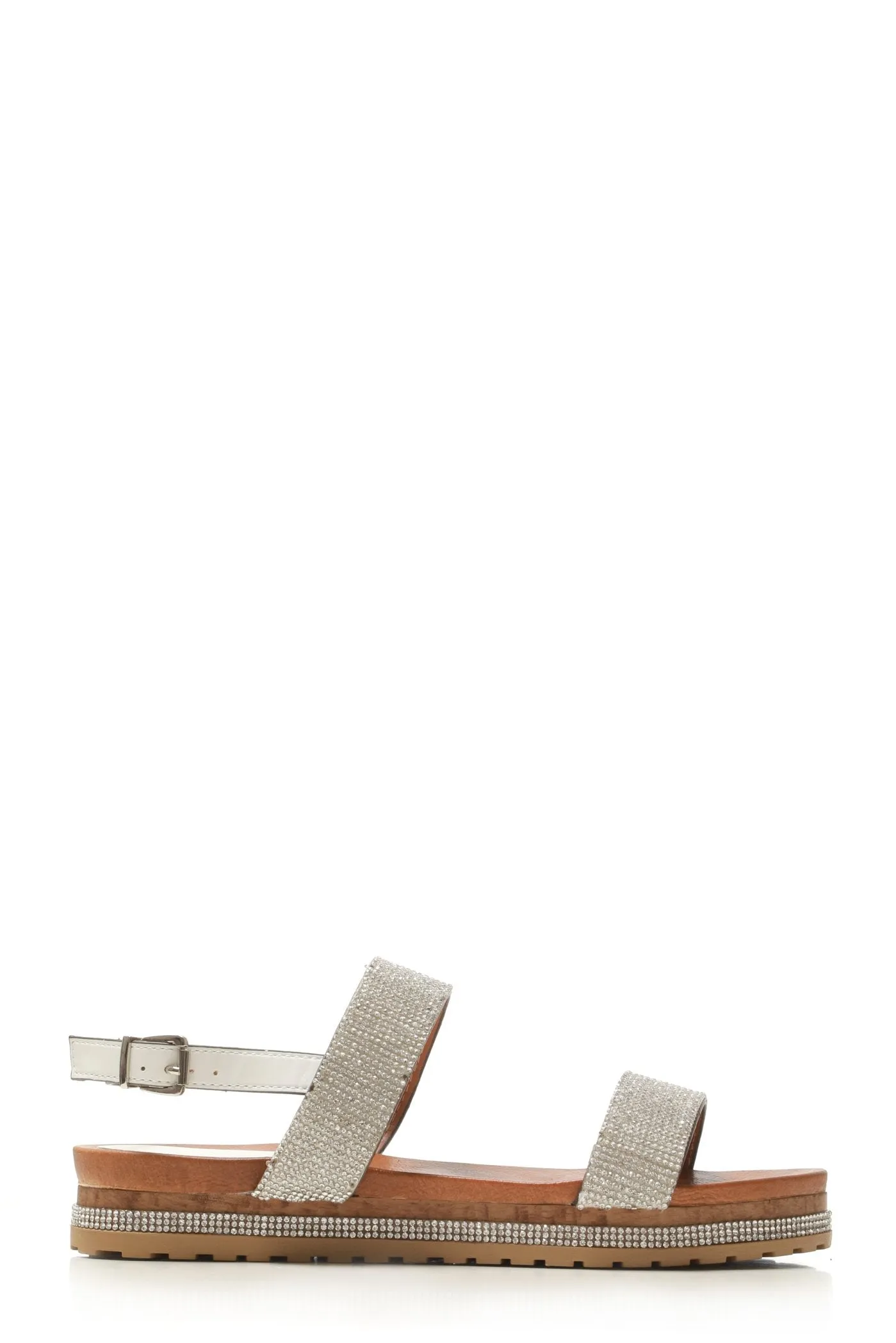 Mila slip on 2 dia straps flatform