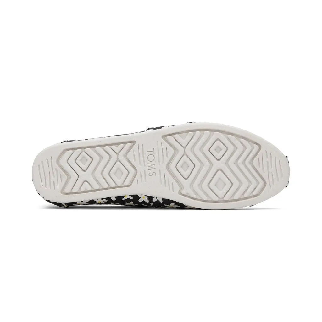 Toms Espadrille Alpargata Women - Black Heritage Canvas