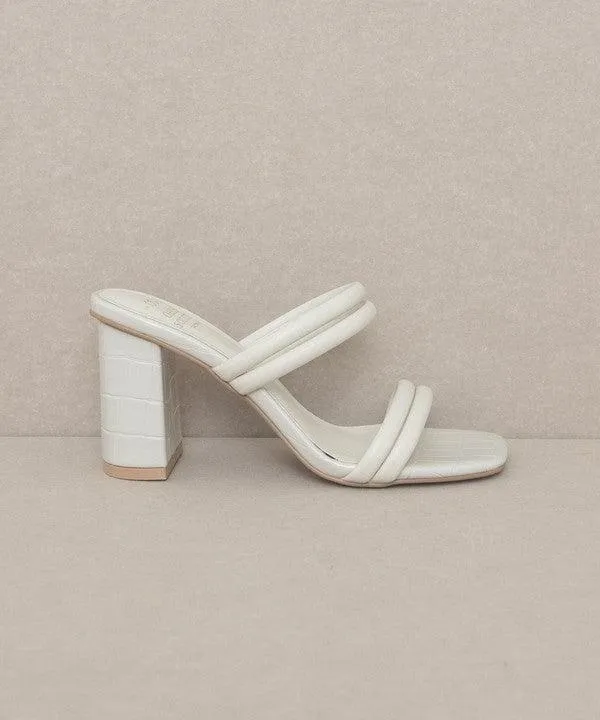Womens Shoes Style No. Angela - Strappy Alligator Heel