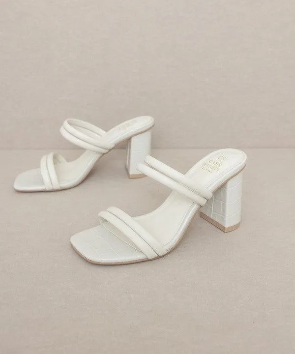 Womens Shoes Style No. Angela - Strappy Alligator Heel